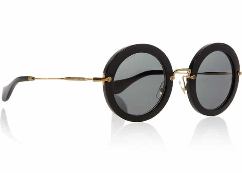 MIU MIU sunglasses round trends 2014